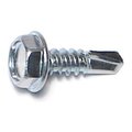 Midwest Fastener Self-Drilling Screw, #10 x 5/8 in, Zinc Plated Steel Hex Head Hex Drive, 500 PK 07962